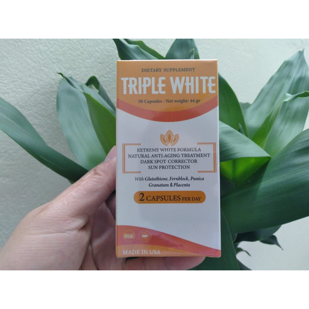 Viên Uống Triple White Là Viên Uống Trắng Da Và Chống Nắng HOT Nhất 2021