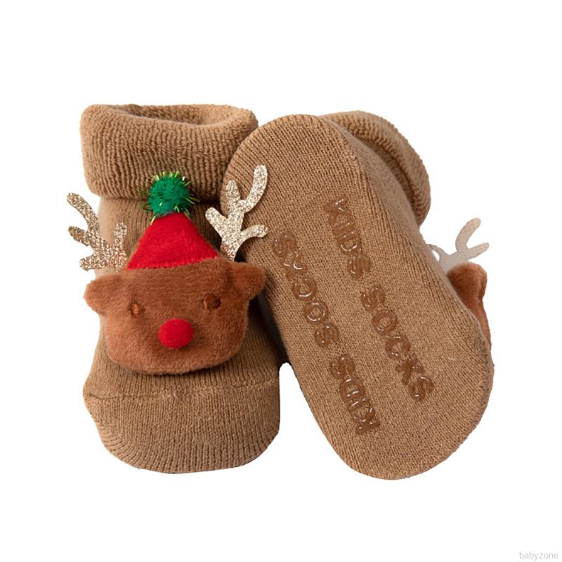 Vớ cotton họa tiết hoạt hình giúp giữ ấm trong mùa đông dành cho bé