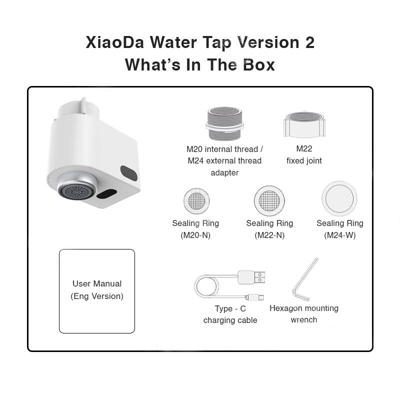 Vòi Nước Cảm Ứng Tự Động Xiaomi Lydsto Đầu vòi cảm ứng tiết kiệm nước  Biến Nhậy Thông Minh