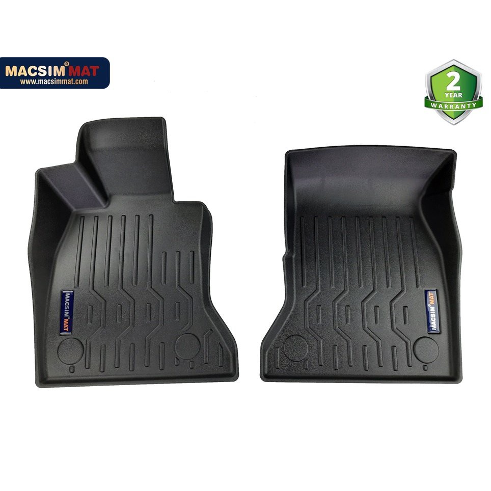 Thảm lót sàn xe ô tô VinFast Lux A 2017-đến nay Nhãn hiệu Macsim chất liệu nhựa TPV cao cấp màu đen