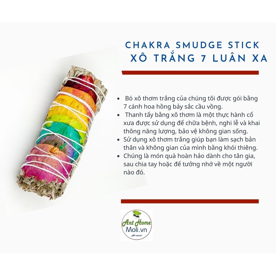 Sét Palo Santo 6gr + bó Xô thơm 10cm tặng 1 viên đá thanh tẩy tự nhiên ngẫu nhiên (lưu ý loại xô thơm)