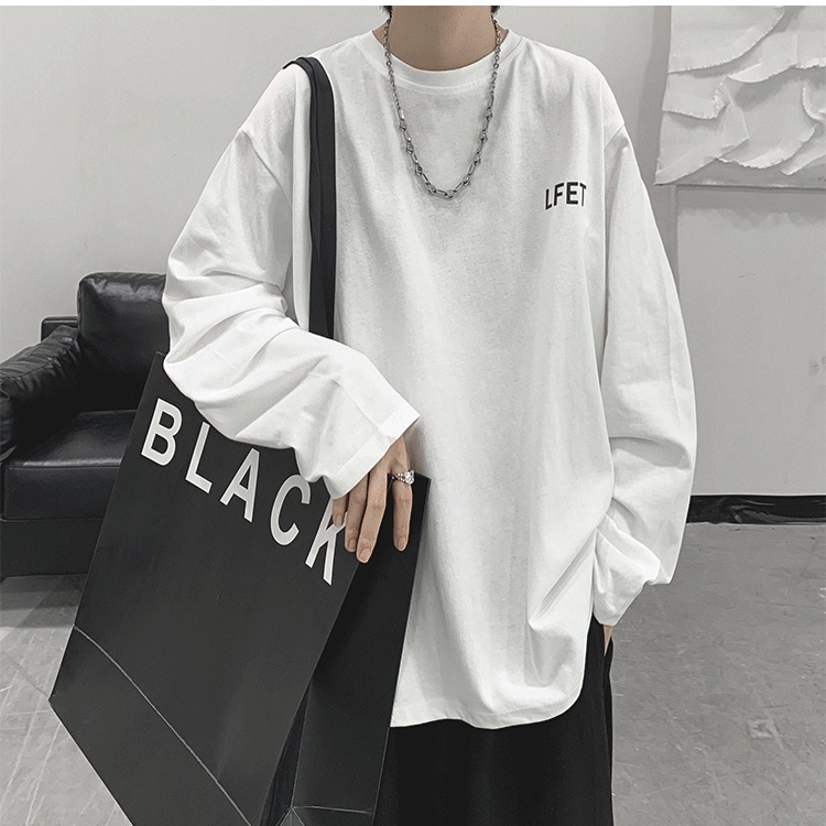 Áo phông nam nữ Mavota áo thun unisex form rộng dài tay oversize Left AH211