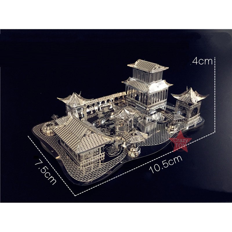 Mô hình thép 3D tự ráp nhà vườn tô châu