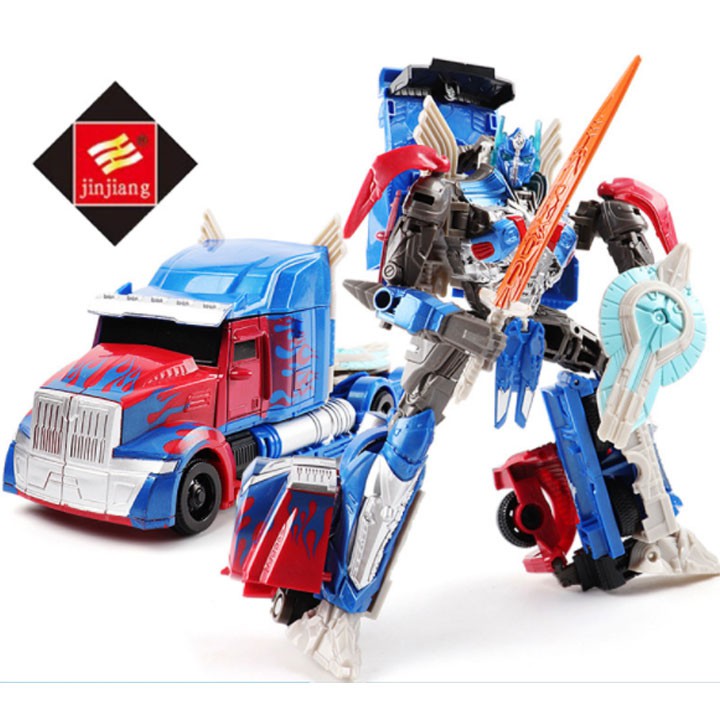 Robot biến hình ô tô Transformer mẫu Optimus Prime 601B trong phim The Last Knight