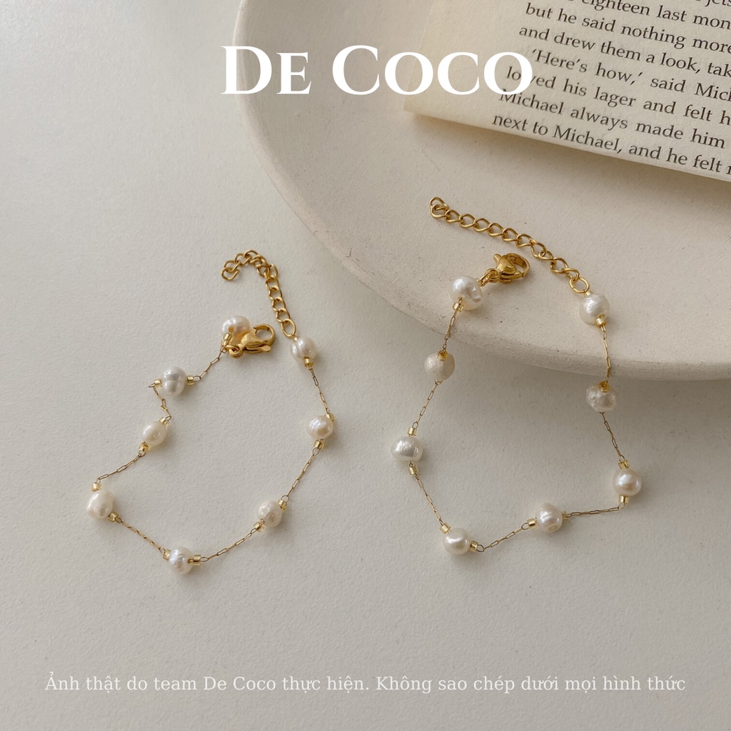 [Mã SKAMCLU8 giảm 10% cho đơn từ 100K] Vòng tay nữ đính hạt trai Perle De Coco | BigBuy360 - bigbuy360.vn
