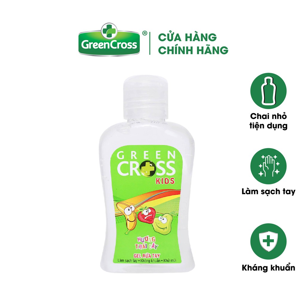 Gel Rửa Tay Trẻ Em Green Cross Hương Trái Cây Chai 100ml - 100395703 | BigBuy360 - bigbuy360.vn