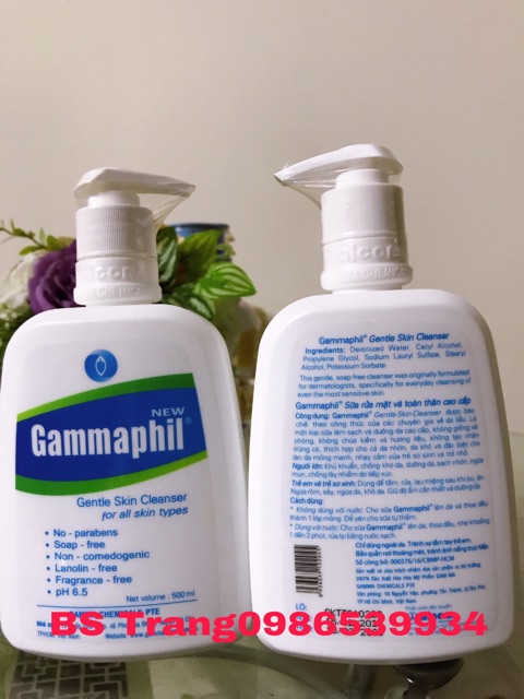 Sữa tắm Gammaphil 125ml - 150ml - 500ml sữa tắm dịu nhẹ cho trẻ em, người da khô, CDCĐ