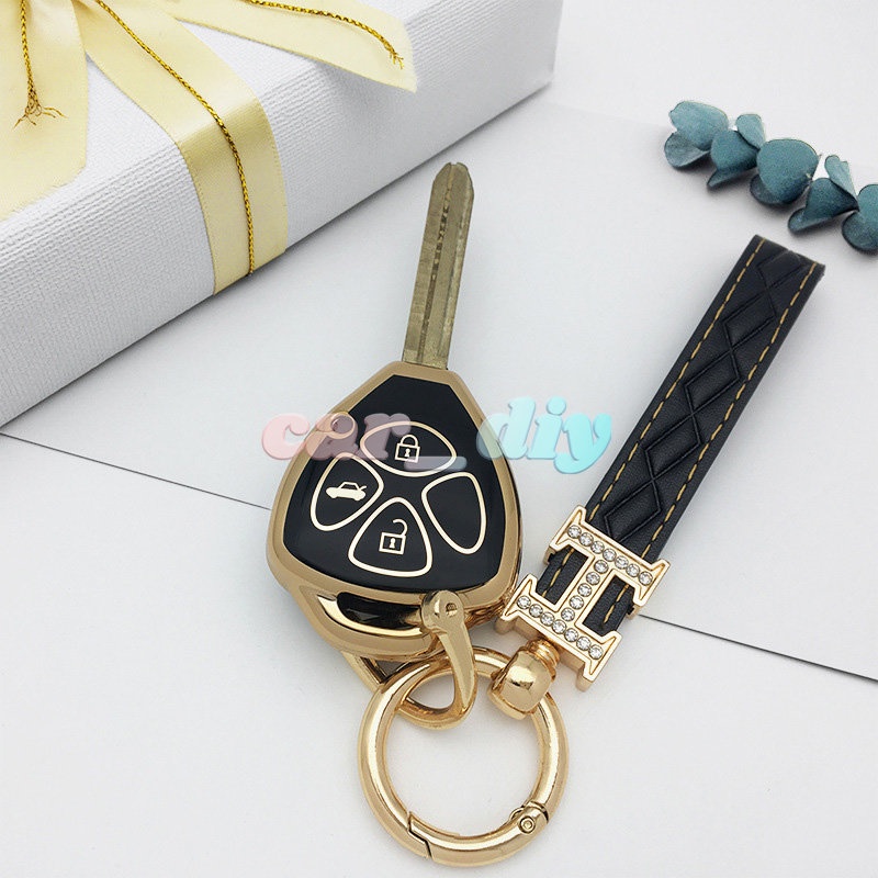 Vỏ Chìa Khóa Điều Khiển Từ Xa 2 / 3 / 4 Nút Cho Xe Hơi Toyota Auris HiLux Corolla Fortuner Prado Verso Camry Reiz Yaris Vitz Vios Rav4 Ractis