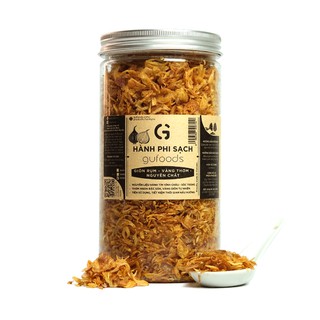 Hành phi sạch GUfoods - Đặc sản hành tím Vĩnh Châu - Thơm ngon, Tiện lợi, 100% nguyên chất