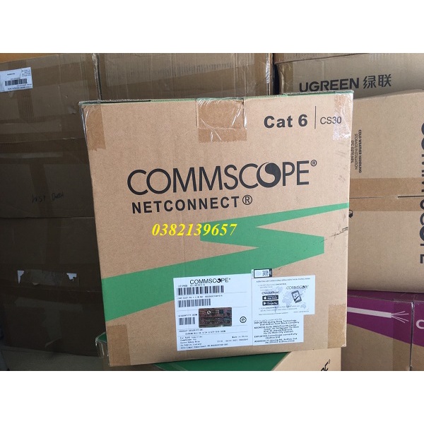 Cáp mạng cat6 24AWG CS30 commscope hàng công ty
