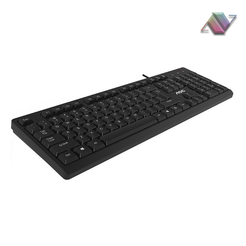 Bàn Phím Máy Tính AOC KB161 Có Dây Chống Ồn Chắc Chắn Siêu Bền