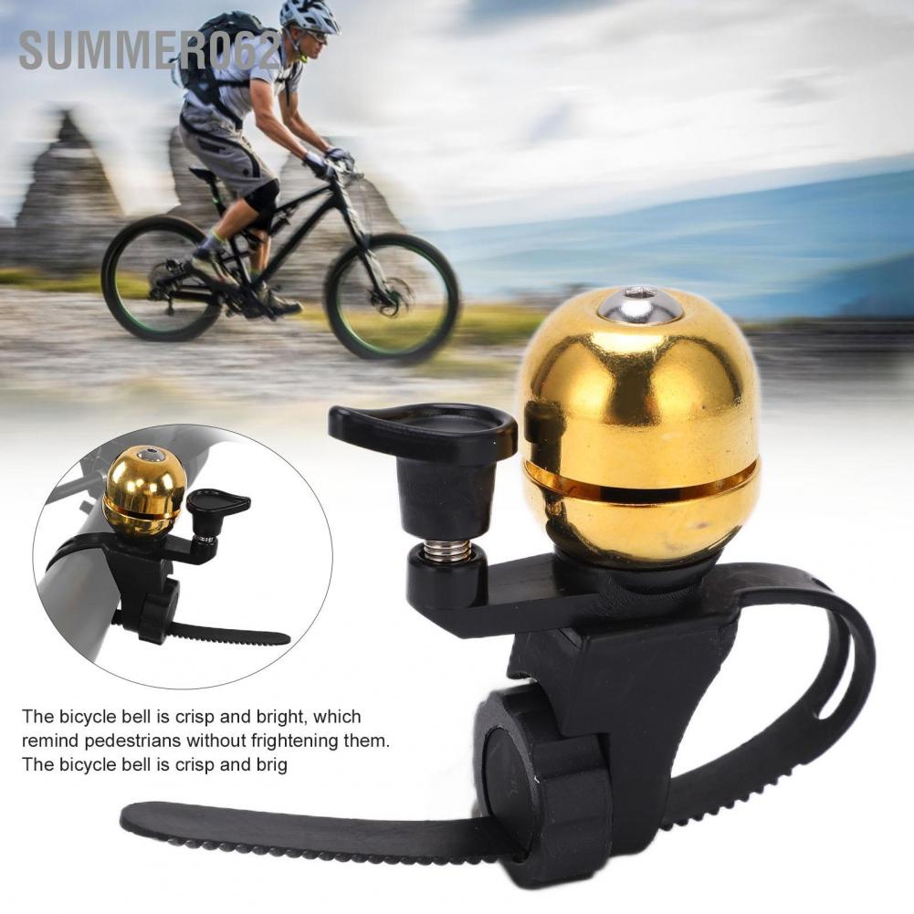 Summer062 Bike Bell Copper Alloy Handlebar for Mountain Road and Children's Bicycle