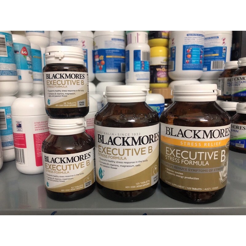 Viên uống giảm căng thẳng Blackmores Executive B Stress Formula