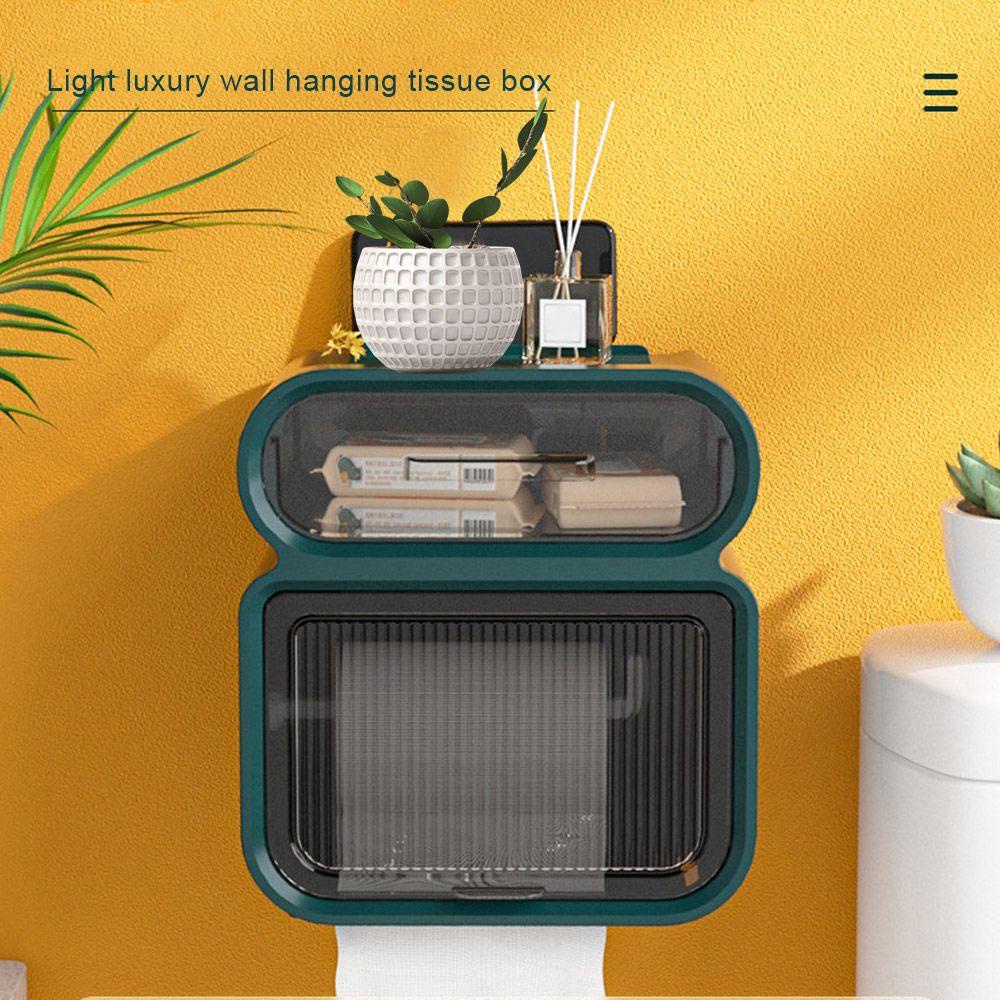 Giá Đỡ Cuộn Giấy Vệ Sinh Gắn Tường Không Cần Đục Lỗ