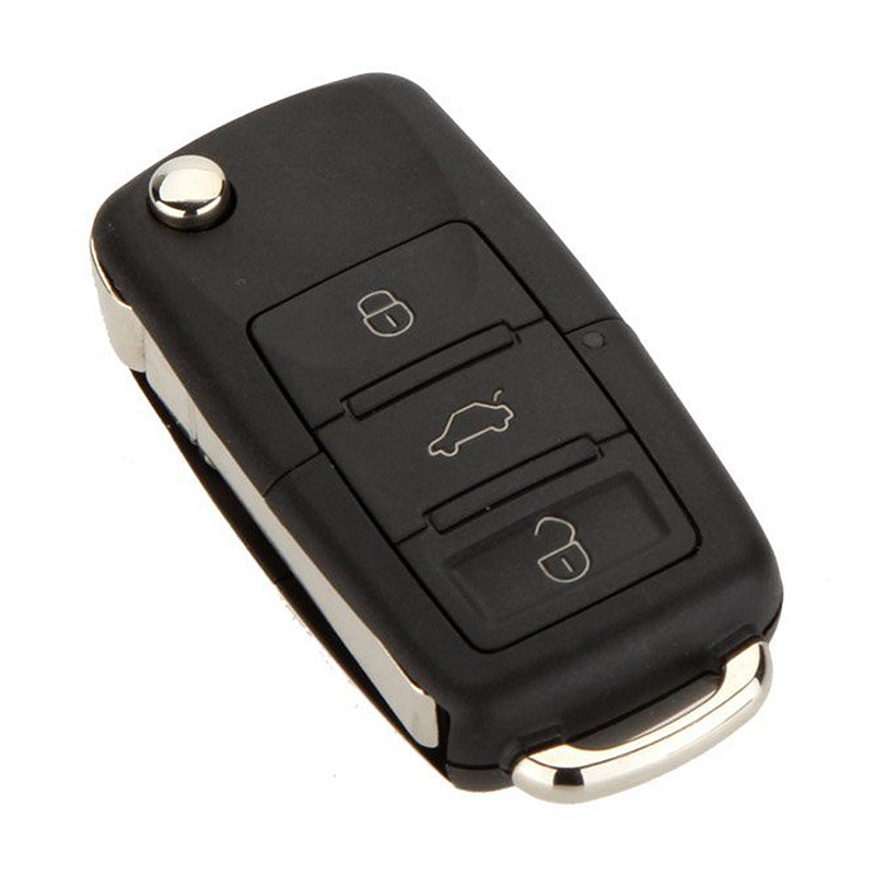 3 Button Replacement Keyless Entry Remote Car Flip Key Shell Fob Case for Jetta Beetle