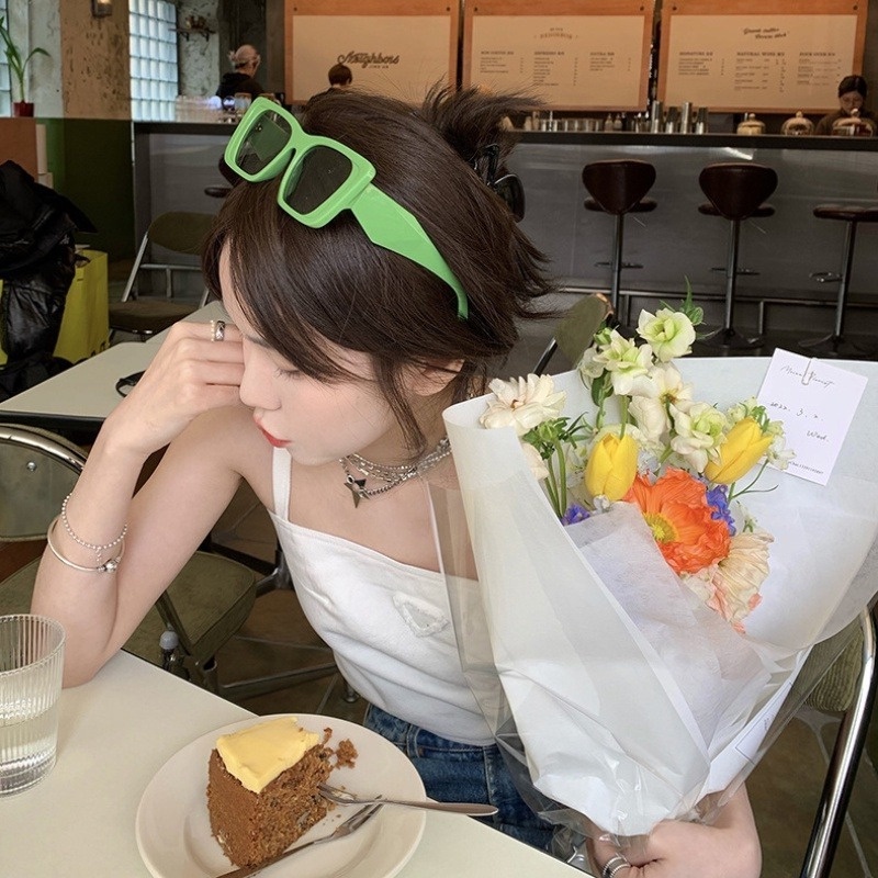 (KIQI-FASHION) COD Kính Mát Mắt Mèo Chống Tia Uv400 Thời Trang Cho Nữ