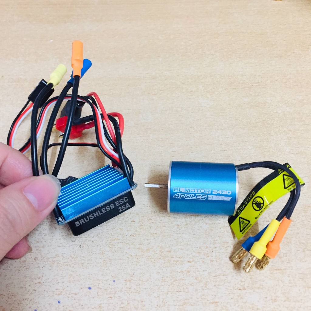 Bộ điều tốc 2430 động cơ brushless 5800KV 7200kV kèm ESC 35A hàng chính hãng