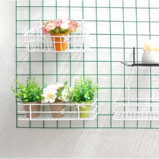 giỏ cài lưới sắt. giỏ treo khung sắt trang trí