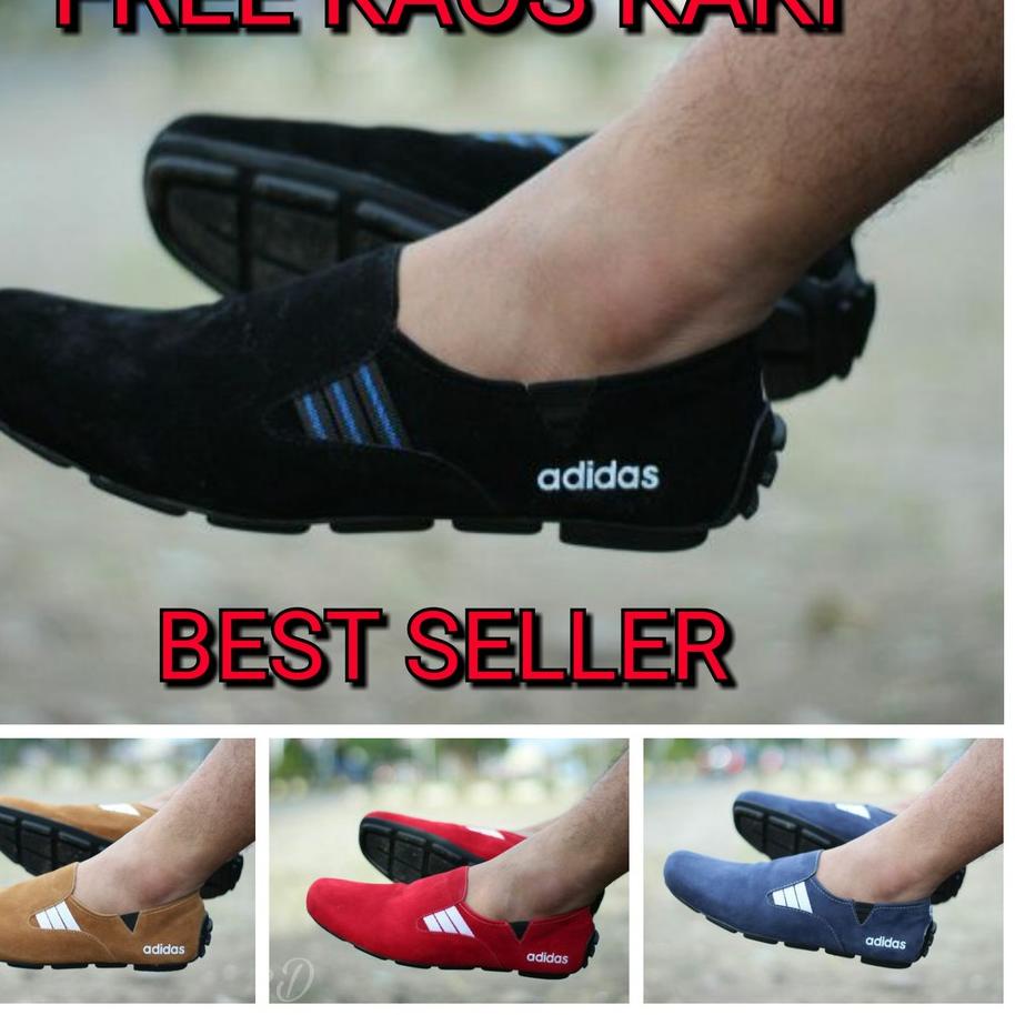 Giày Lười Da Lộn Adidas Thời Trang Cho Nam