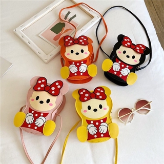 Túi Đeo Chéo Hình Chuột Mickey Dễ Thương Cho Nữ