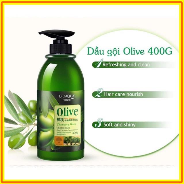 Bộ Sản Phẩm OLIVE BiOQUA siêu mượt tóc và phục hồi hư tổn ngăn rụng tóc | BigBuy360 - bigbuy360.vn