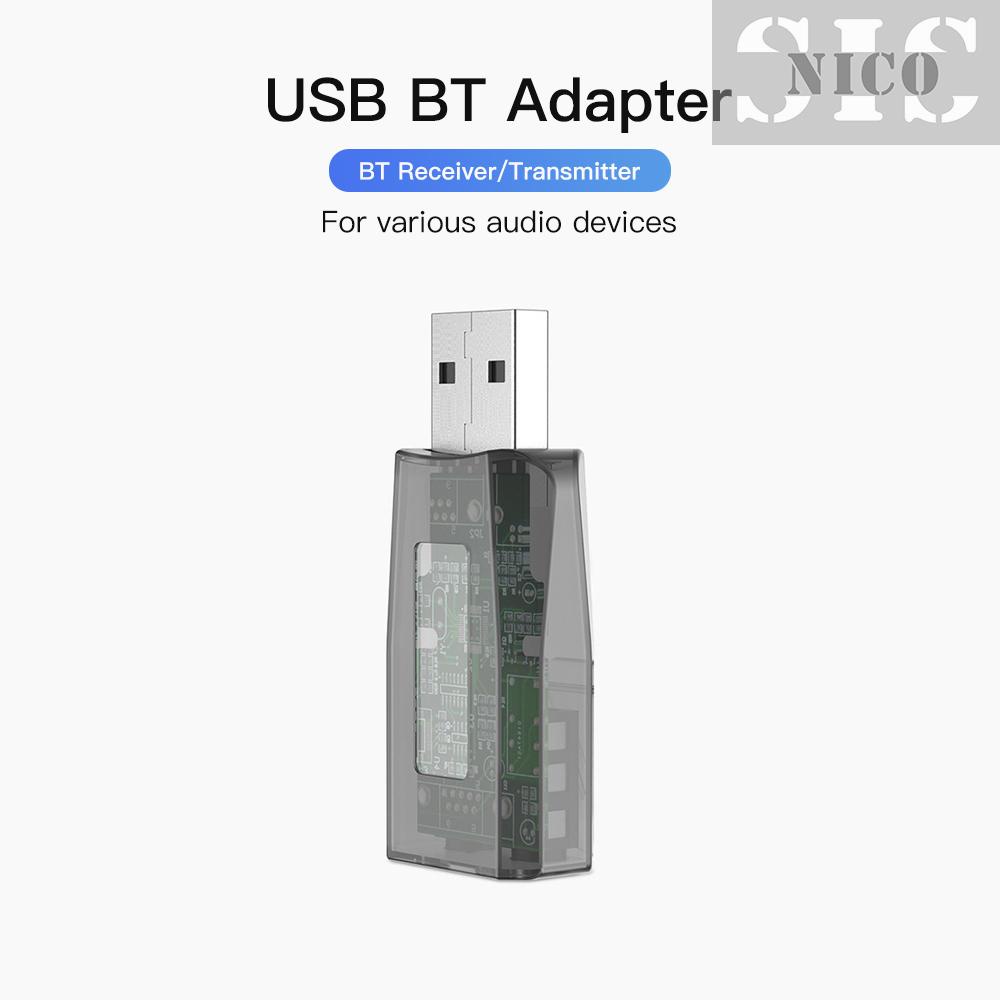 Thiết Bị Thu Phát Âm Thanh Bt-Tx5 2 Trong 1 Bt 5.0 Mini Không Dây Giắc Cắm 3.5mm | BigBuy360 - bigbuy360.vn