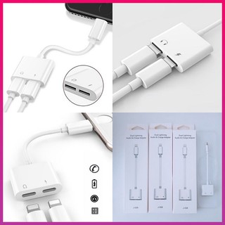 Jack chuyển đổi 2 trong 1 IPHONE, Jack chuyển đổi 2 cổng lighting, cáp chia cổng 2 iphone, cáp iphone Educase86
