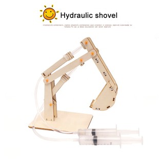 Đồ chơi giáo dục thí nghiệm khoa học vật lý-Mô hình máy xúc thủy lực