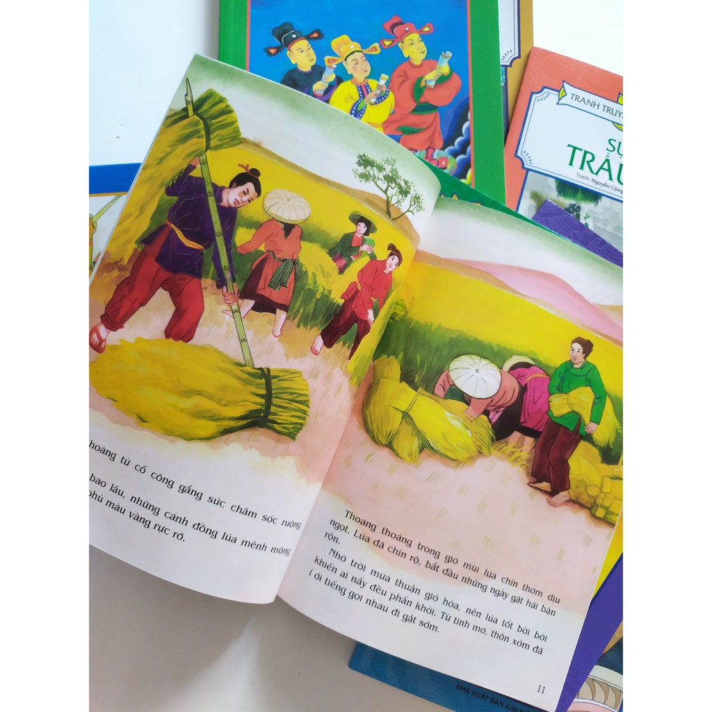 Sách - Tranh Truyện Dân Gian Việt Nam - Set 9 Cuốn Sự Tích