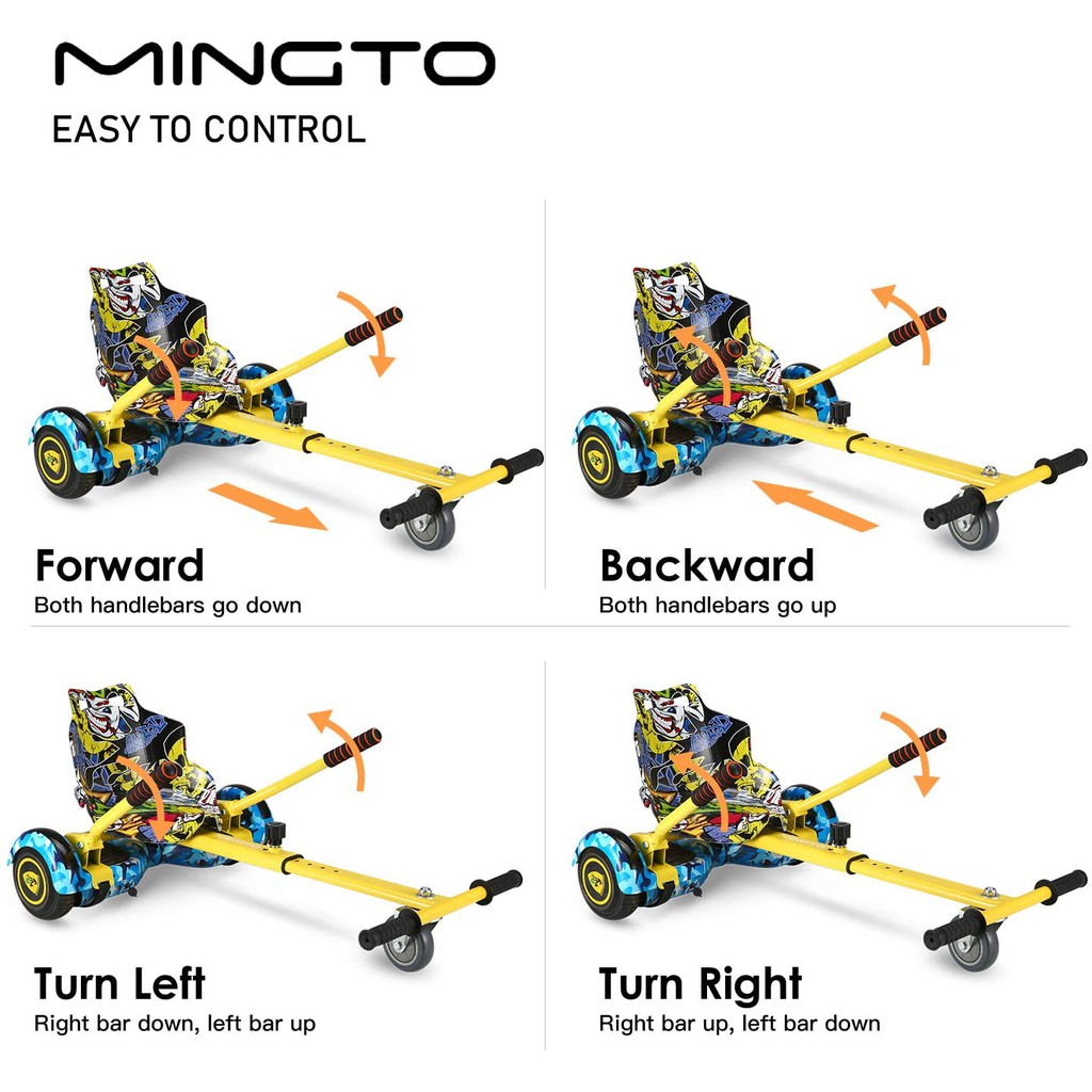 Ghế ngồi cho xe điện cân bằng 2 bánh | Hoverkart | Thích hợp mọi loại xe cân bằng 6.5 , 8, 10 inch