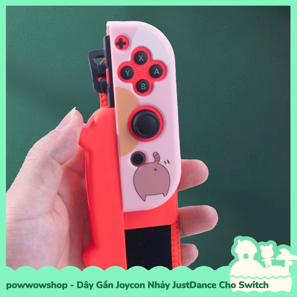 [Sẵn VN - Hỏa Tốc] Phụ KIện Grip Hỗ Trợ Gắn Joycon Đeo Cổ Tay Nhảy Just Dance Cho Máy Game Nintendo Switch / Lite / Oled