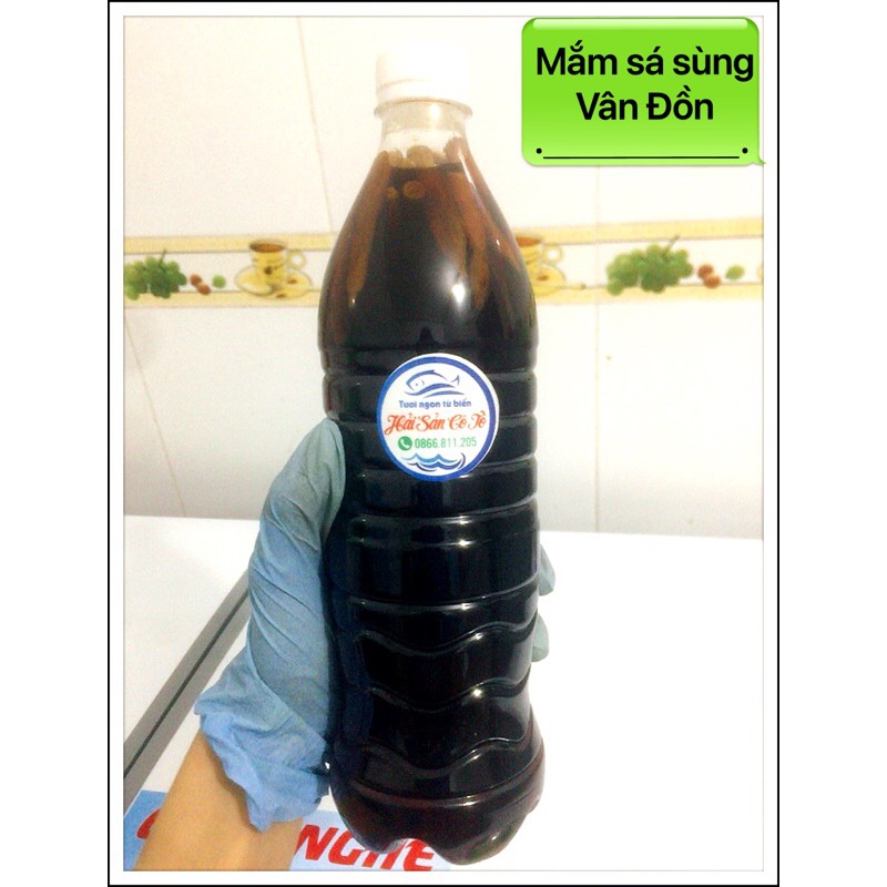 [ĐẶC SẢN] NƯỚC MẮM SÁ SÙNG CÔ TÔ QUẢNG NINH - 1 lít