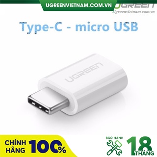 Đầu chuyển đổi Type-C sang Micro USB Ugreen 30154