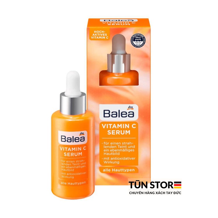 Vitamin C Serum Balea - Giúp Da Trắng Sáng, Đều Màu, Giảm Thâm Nám (30ml) | BigBuy360 - bigbuy360.vn