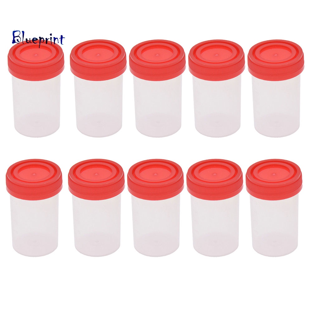 ☝Set 5 / 10 Cốc Nước Tiểu 60ml Hỗ Trợ Giám Sát Bệnh Viện / Y Tế