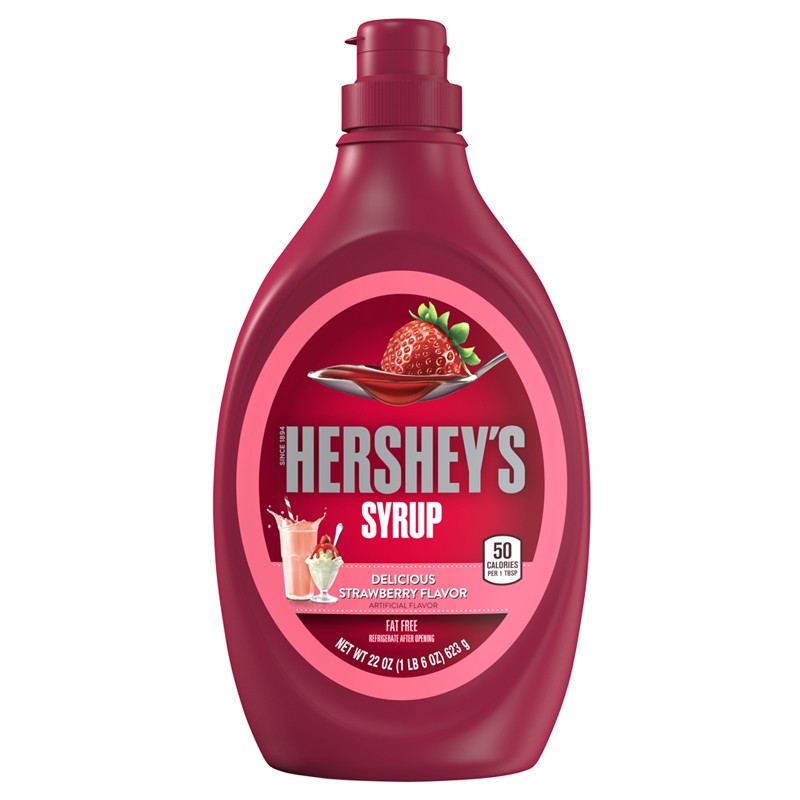 Syrup Strawberry hiệu chai 625g
