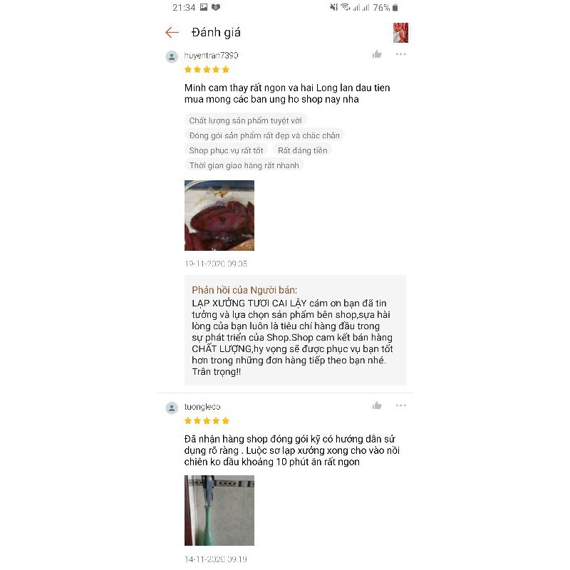 1KG LẠP XƯỞNG TƯƠI CAI LẬY | BigBuy360 - bigbuy360.vn