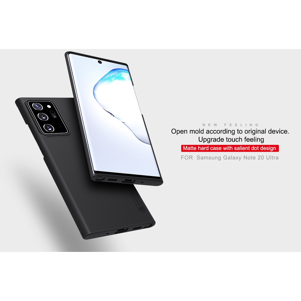 Ốp Lưng Samsung Galaxy Note 20 Ultra Hiệu Nillkin Nhựa Sần Cứng Siêu Sịn