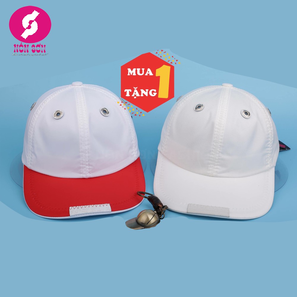 Mũ Nón Sơn mua 1 mũ tặng 1 mũ ngang giá và 1 móc khóa đồng thời trang