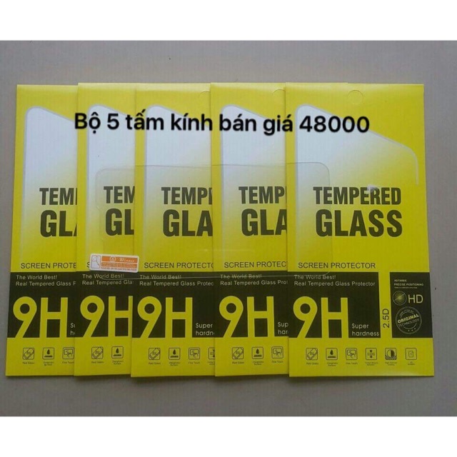 Kính cường lực HTC 816, bộ 5 tấm kính