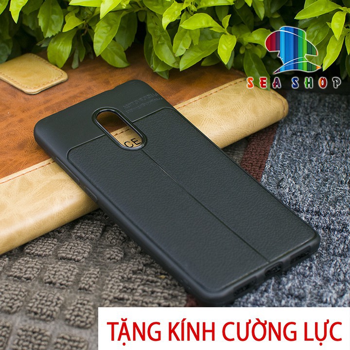 [TẶNG CƯỜNG LỰC]Ốp lưng Xiaomi Redmi Note 4X vân da loại A - Nhựa dẻo - Chống sốc - Chống trơn trượt