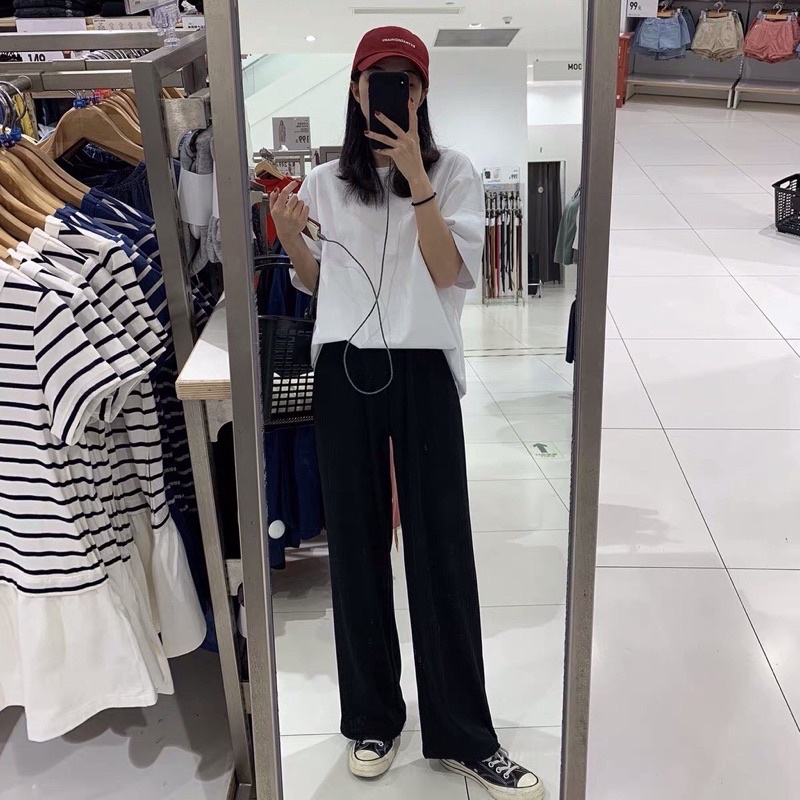Quần nỉ suông tăm siêu đẹp