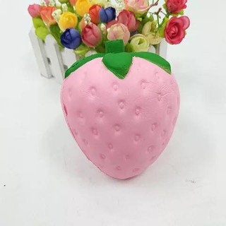 quả dâu tây squishy đồ bóp mềm