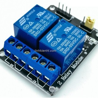 Linh kiện MẠCH RELAY 2 KÊNH 5V