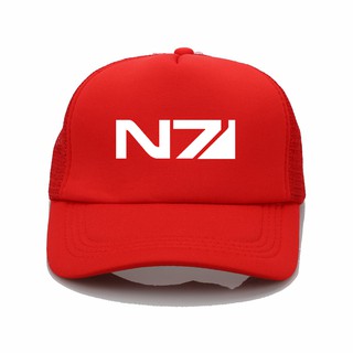 Mũ Mass Effect N7 Nam Hệ Thống Liên Minh Quốc Huy Quân Sự Trò Chơi Mũ Bóng Chày