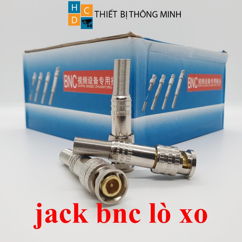 Jack nối nguồn DC, Jack DC đực cái, jack tín hiệu BNC lò xo, BNC F5 dùng cho camera và các thiết bị dưới 40 vôn