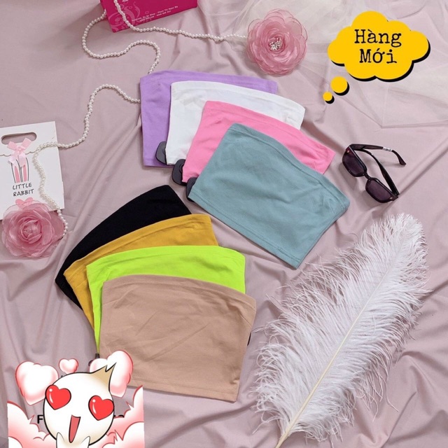 [ Mã WASTAPR giảm 10K đơn 50K] Áo ống croptop nhiều màu Freesize dưới 53kg - Carotshop | BigBuy360 - bigbuy360.vn