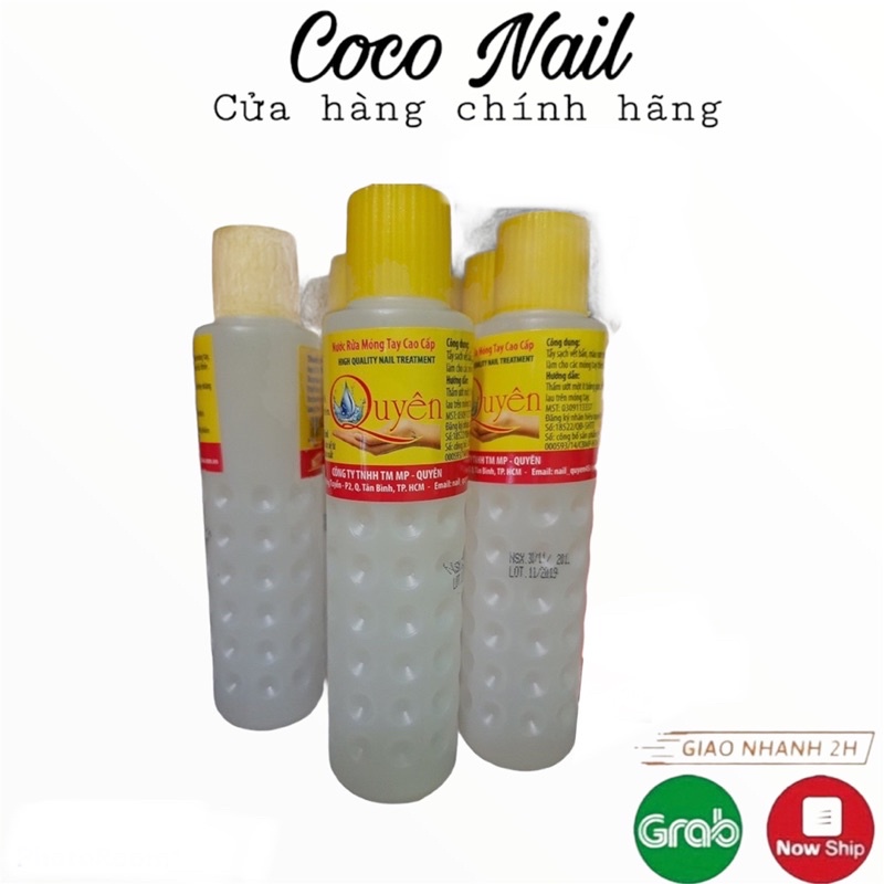 Nước rửa móng tay(axiton)Quyên 125ml(nước rửa móng,nước ủ phá sơn gel Acetone)