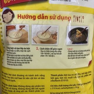 [500g] Túi Bột Chiên Giòn Tempura Ottogi