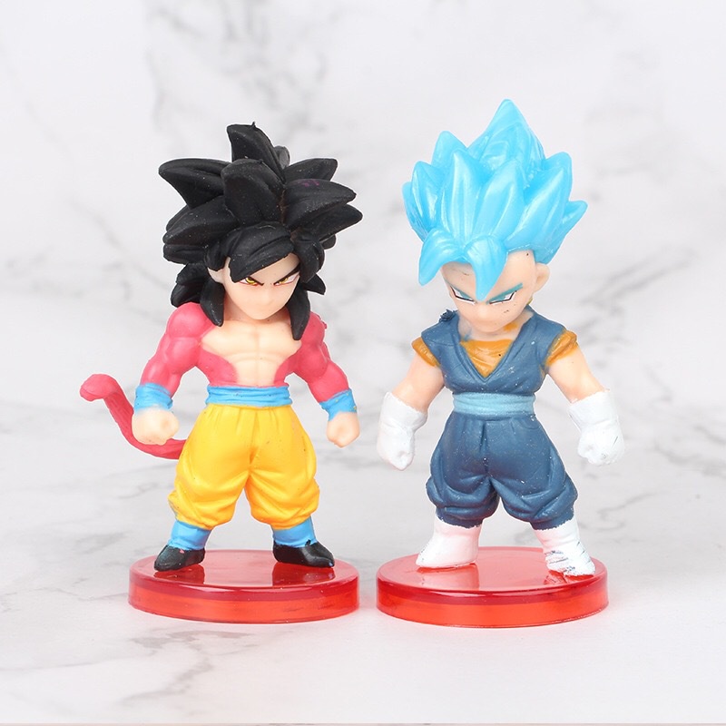 Mô Hình Nhân Vật Goku Màu Đen/Xanh Dương A0014 Trong Phim Bảy Viên Ngọc Rồng